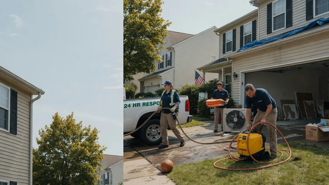 Emergency Water Damage Restoration in Midway, PA near me